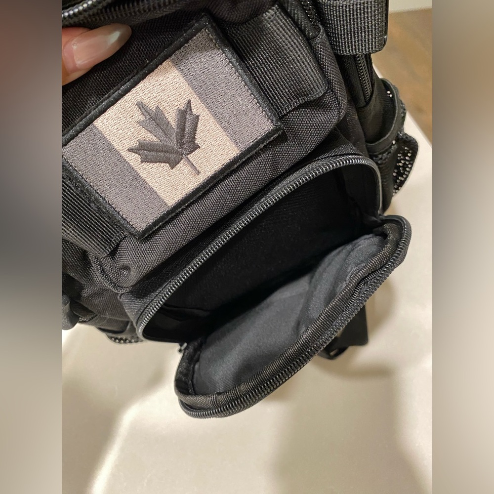 Black Tactical Sling Bag - Picture 8 of 12